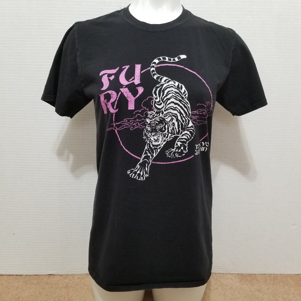 Boohoo Man shirt Medium Fury tiger Tokyo Japan graphic retro tattoo flash Y2K